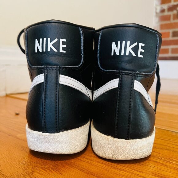 Nike Blazer Mid 77 Vintage Men's Size 9 US BQ6806-002 Black Athletic Shoes - Picture 5 of 16